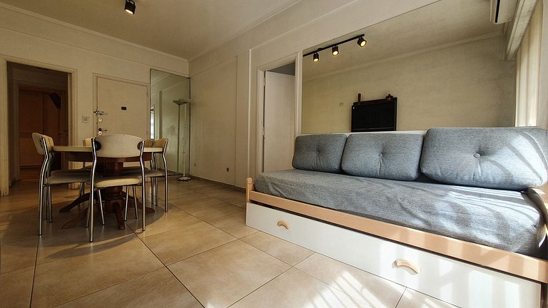 2 ambientes con vista a Plaza Colón