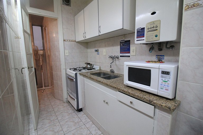 3 ambientes c/dependencia con vista a Plaza Colón