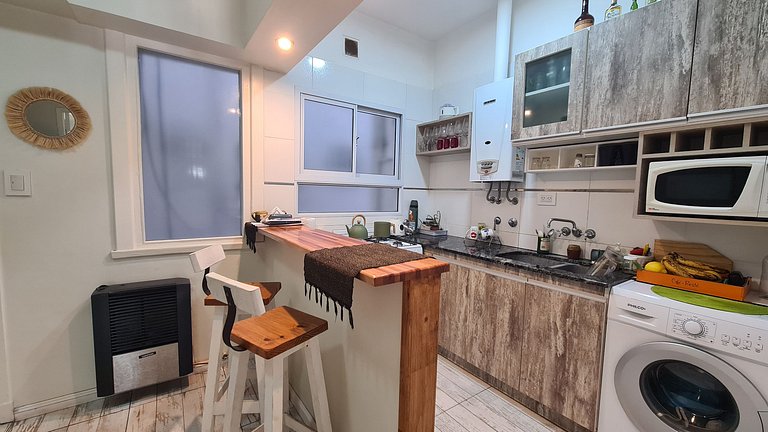 Departamento dos ambientes con balcon