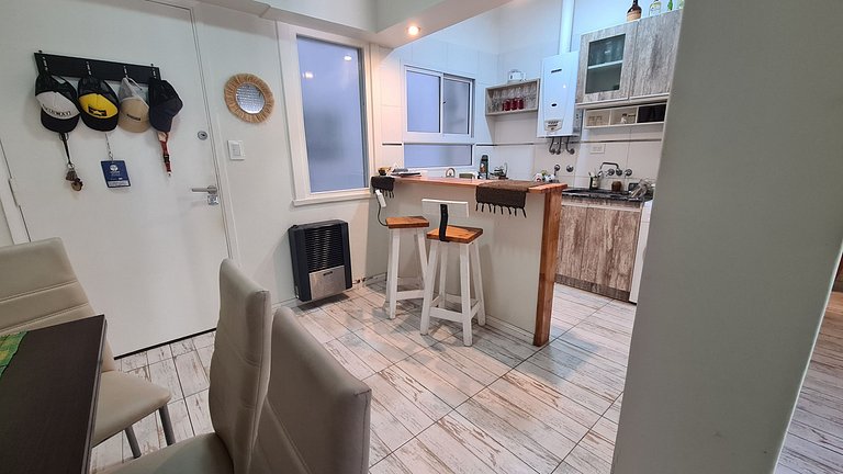 Departamento dos ambientes con balcon