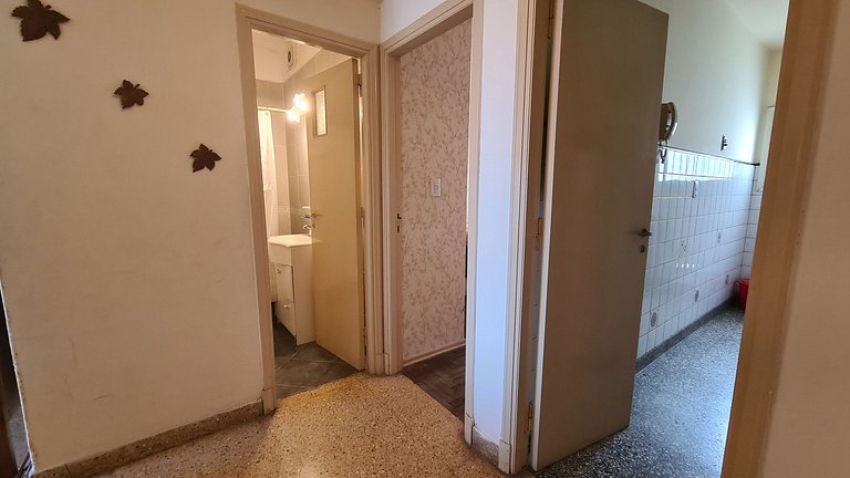 Departamento dos ambientes con vista al mar